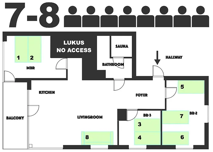 Oru Villa, Luxury 3 Bedroom Apartment, Sauna, Apartment Viljandi (Viljandimaa)